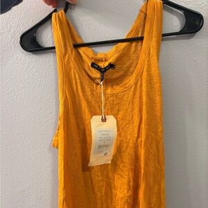 rag & bone Yellow Tank Top
